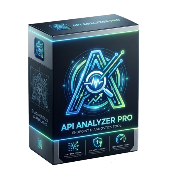 API Analyzer Pro Endpoint Diagnostics Tool product box