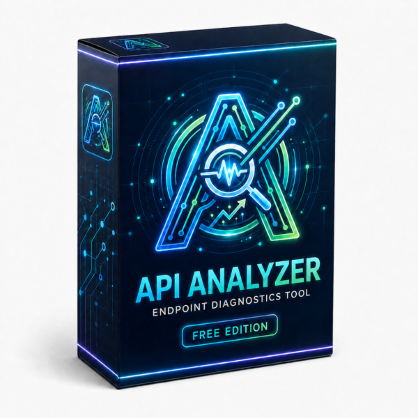 API Analyzer Endpoint Diagnostics Tool Free Edition software box API Analyzer Endpoint Diagnostics Tool Free Edition software box