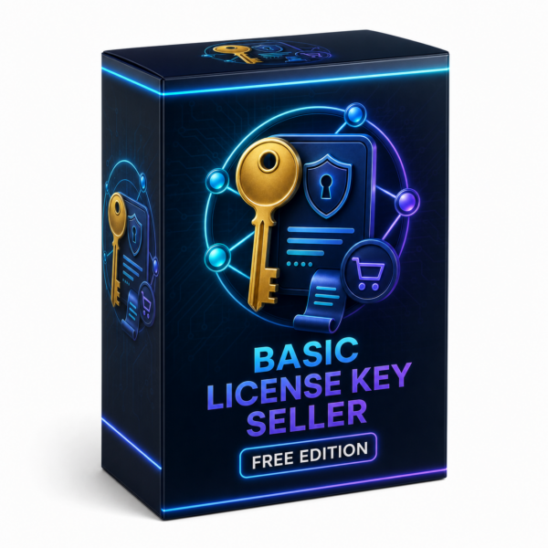 BASIC License Key Seller Free Edition software box BASIC License Key Seller Free Edition software box